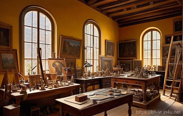 VR로 체험하는 역사 - **Mysterious Ancient Egyptian Pyramid Exploration**
An evocative scene inside a dimly lit chambe... VR로 체험하는 역사 - **Mysterious Ancient Egyptian Pyramid Exploration**
An evocative scene inside a dimly lit chambe...