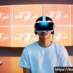 VR 아바타 - **Prompt:** A detailed image of a young person, around 16-18 years old, sitting comfortably at a sle...