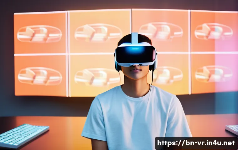 VR 아바타 - **Prompt:** A detailed image of a young person, around 16-18 years old, sitting comfortably at a sle...